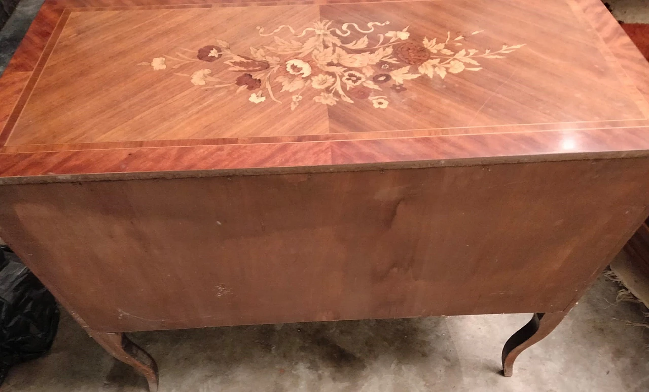 Comò Luigi XV a due cassetti, '700 4